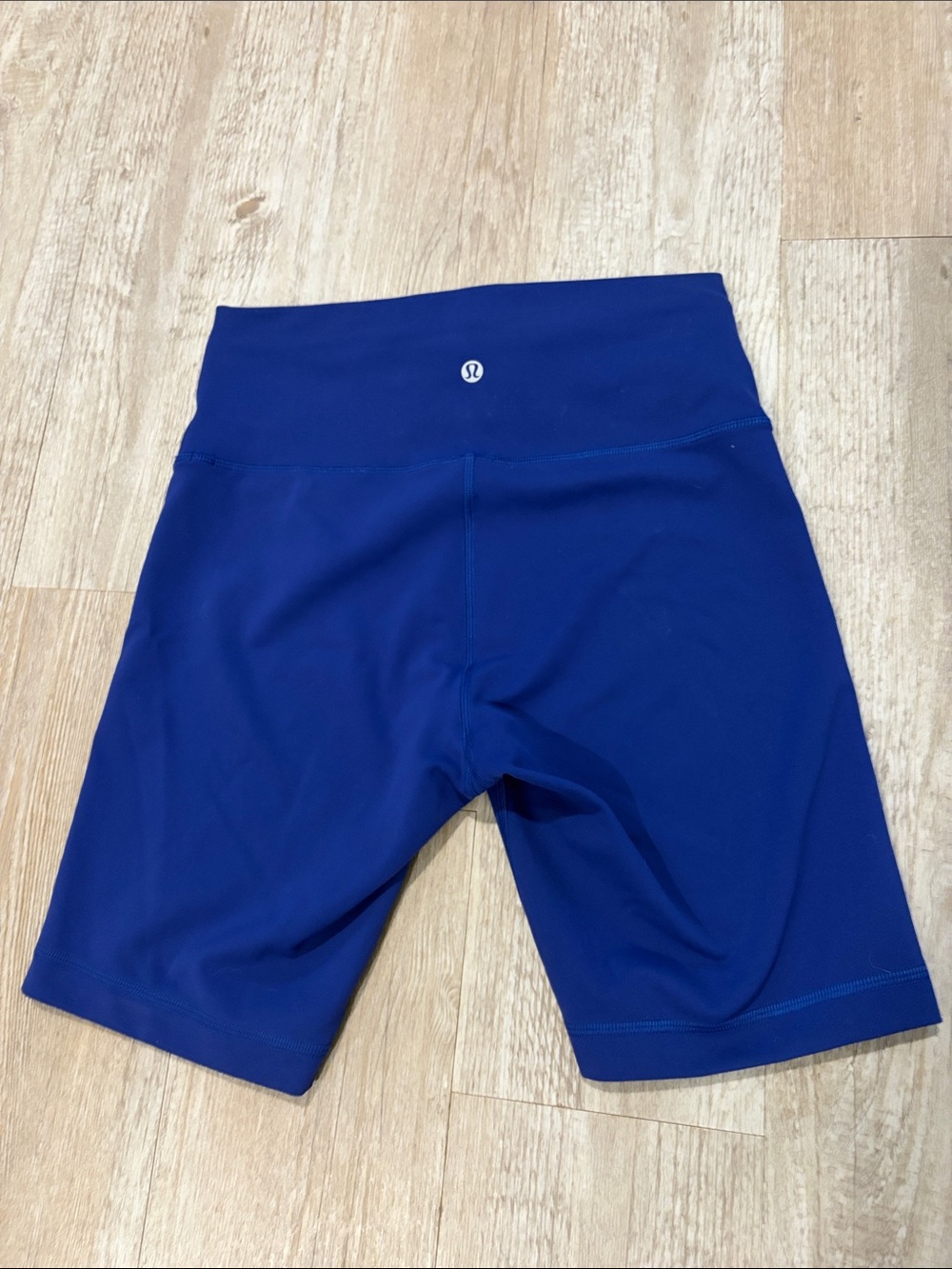 lululemon athletica Women's Blue High-Rise Bike Shorts Size 8